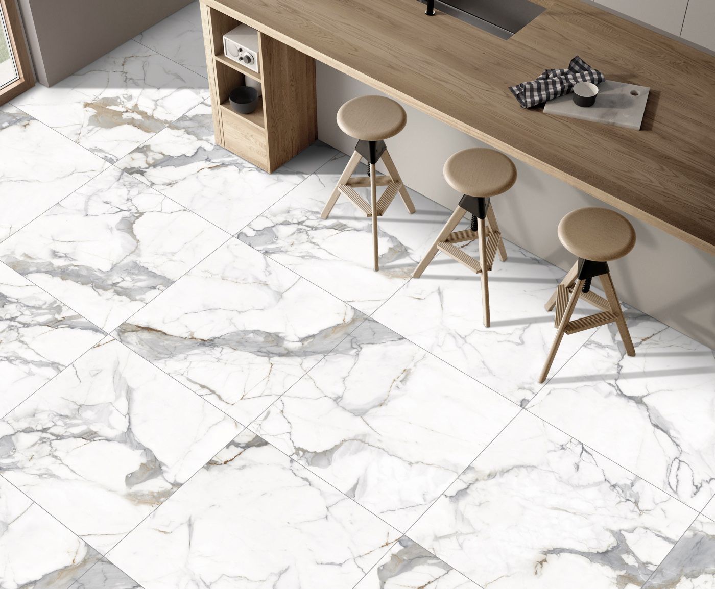 Maverick White Carving Керамогранит 60x60