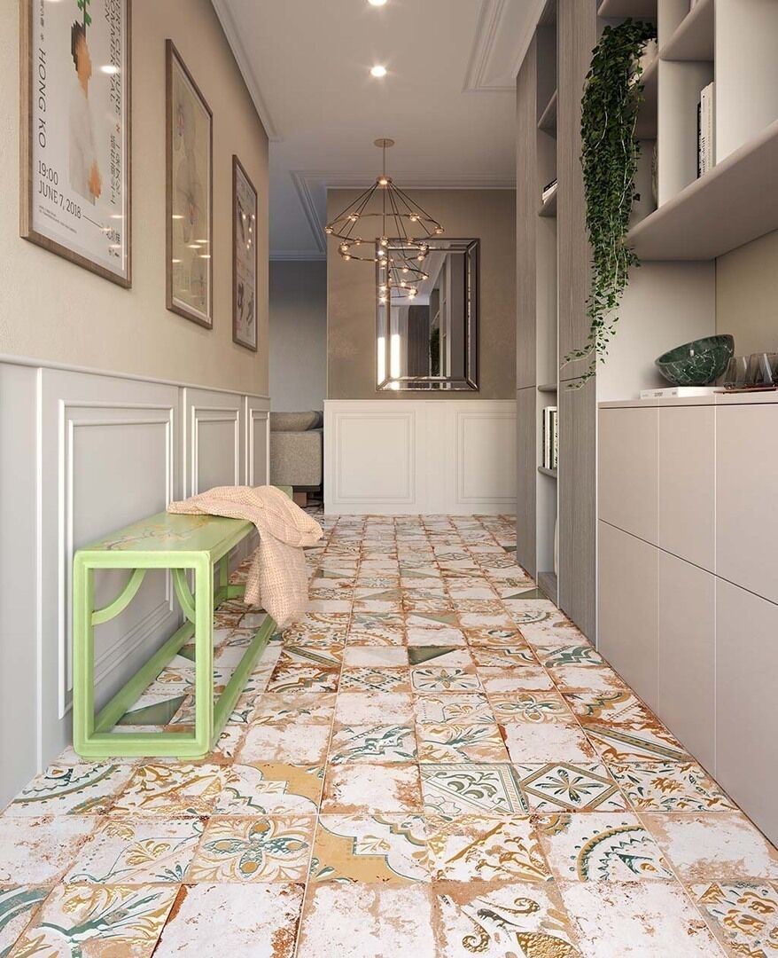 Memory Base 7 Blanco Brillo Керамогранит 58x58