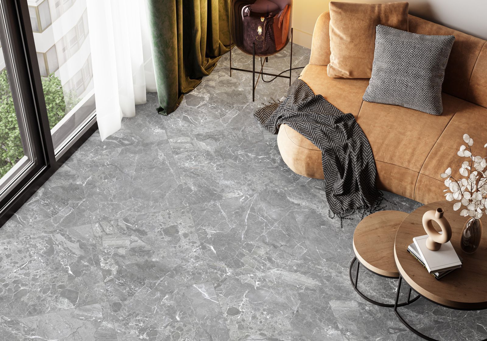 Greiny Graphite 6060GRY25 Лаппатированный Керамогранит 60x60