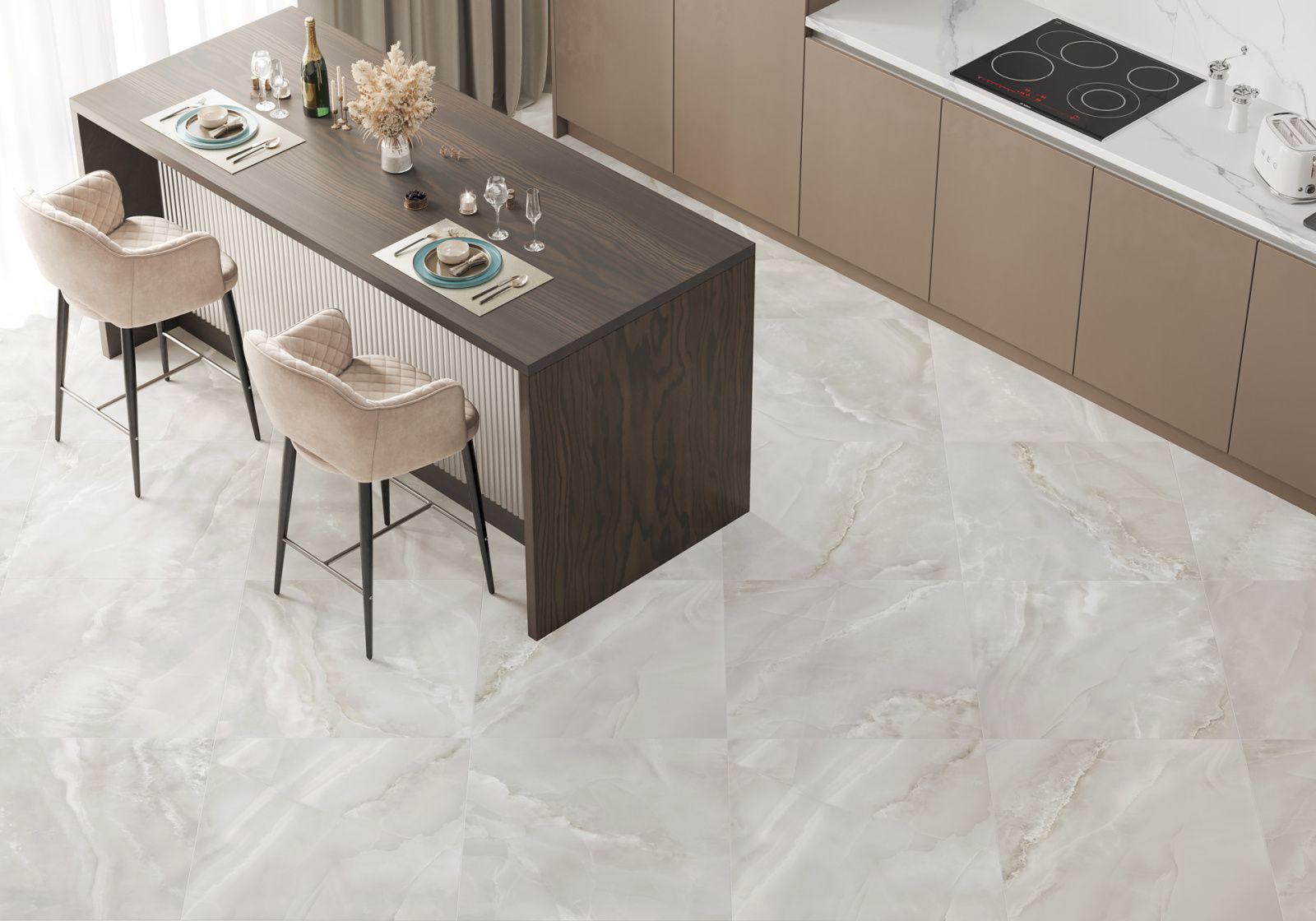 Onyx Breez Gray 6060ONB15 Лаппатированный Керамогранит 60x60